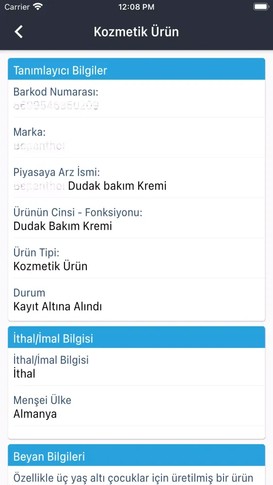 ÜTS Mobil Screenshots