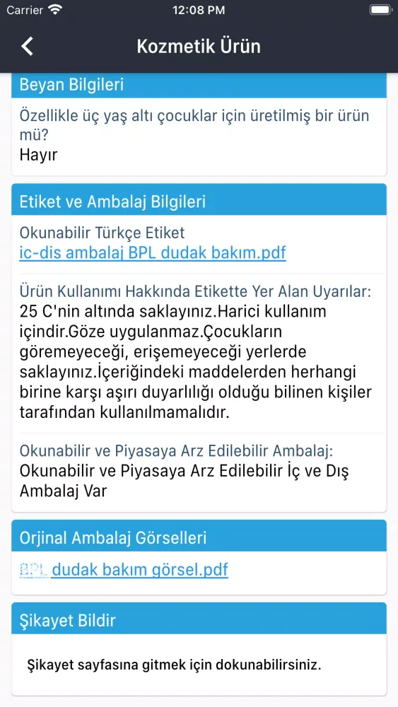 ÜTS Mobil Screenshots