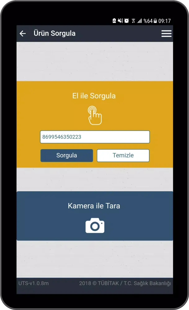 ÜTS Mobil Screenshots
