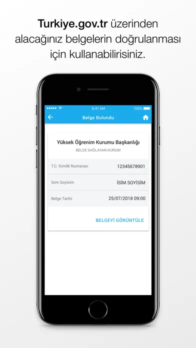 e-Devlet Belge Doğrulama स्क्रीनशॉट