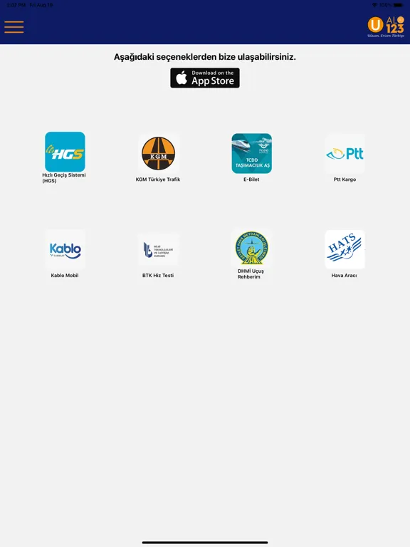 Tangkapan skrin ALO 123 iPad 