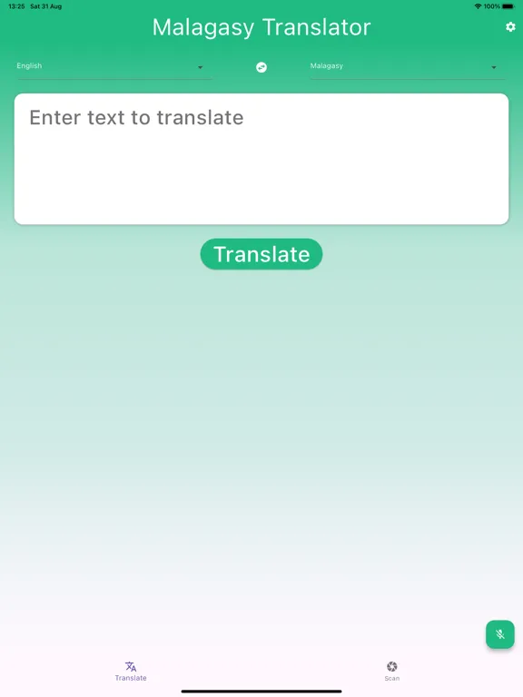 Ảnh chụp màn hình của Malagasy Translator iPad 