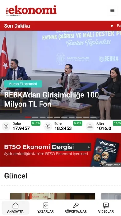 BTSO Ekonomi Dergisi应用截图