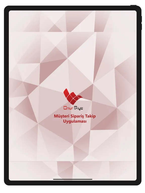 Onur Biye Sipariş Takip iPad  স্ক্রিনশট