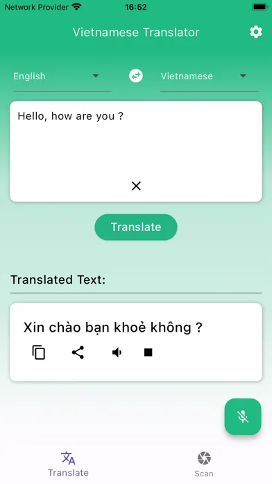 Tangkapan layar Vietnamese Translator Việt