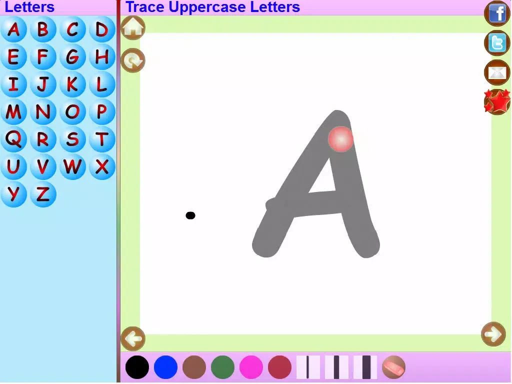 Trace Telugu and English Alphabets Kids Activity iPad 應用截圖