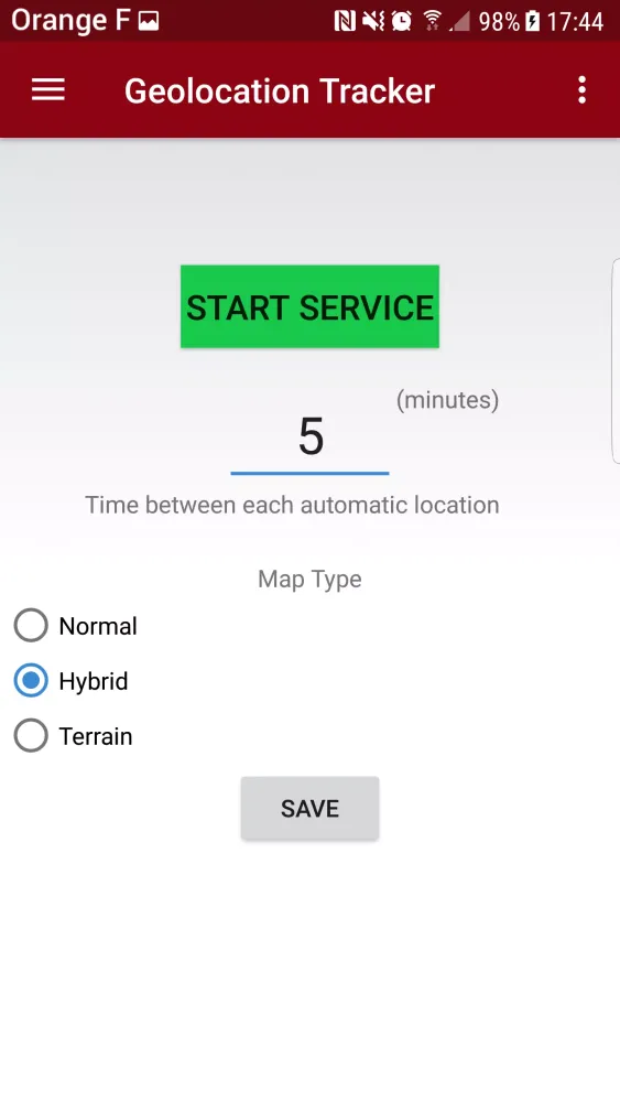 GeoLocation tracker phone应用截图