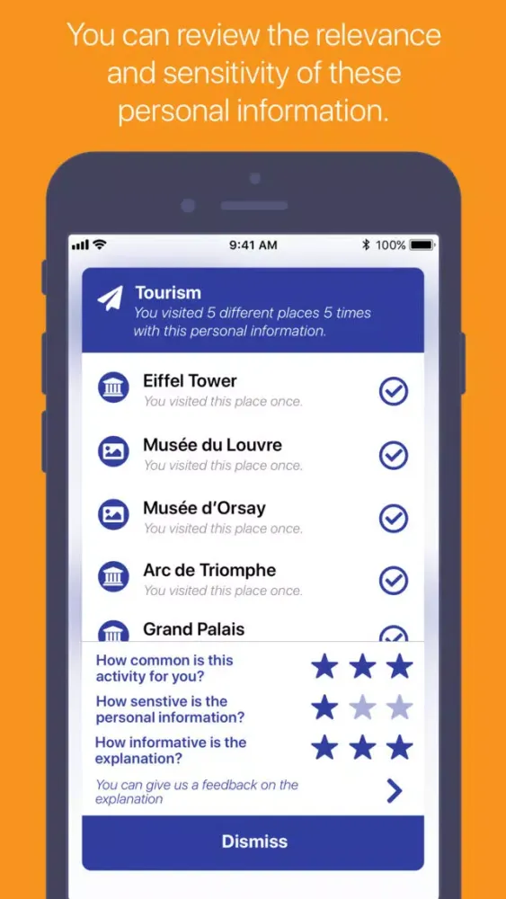 TrackingAdvisor سکرین شاٹس
