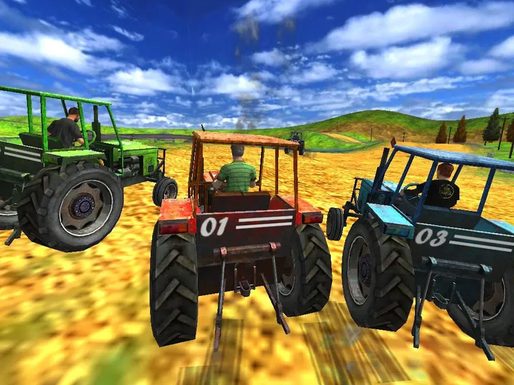 Tractor Racing ( 3D Heavy Monster Truck Race Game on Dirt Track ) iPad  Screenshots