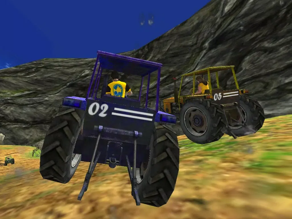 Tractor Racing ( 3D Heavy Monster Truck Race Game on Dirt Track ) iPad  Screenshots