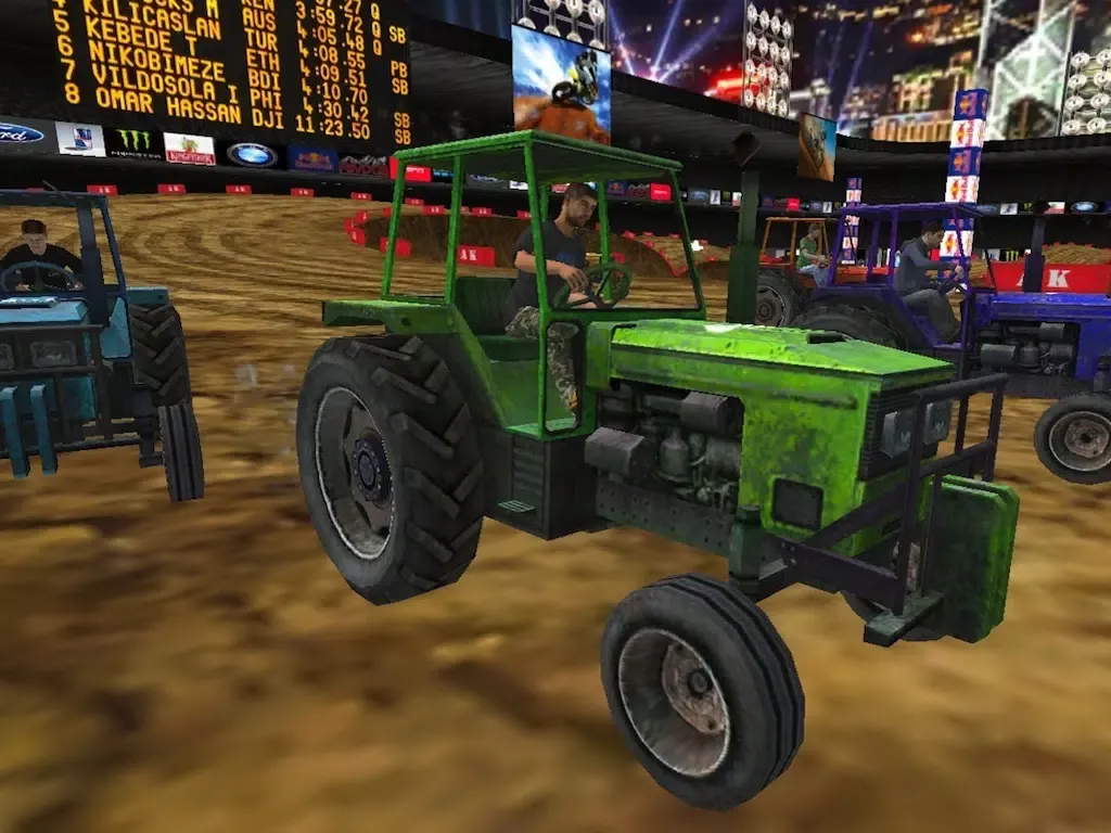 Tractor Racing ( 3D Heavy Monster Truck Race Game on Dirt Track ) iPad  Screenshots