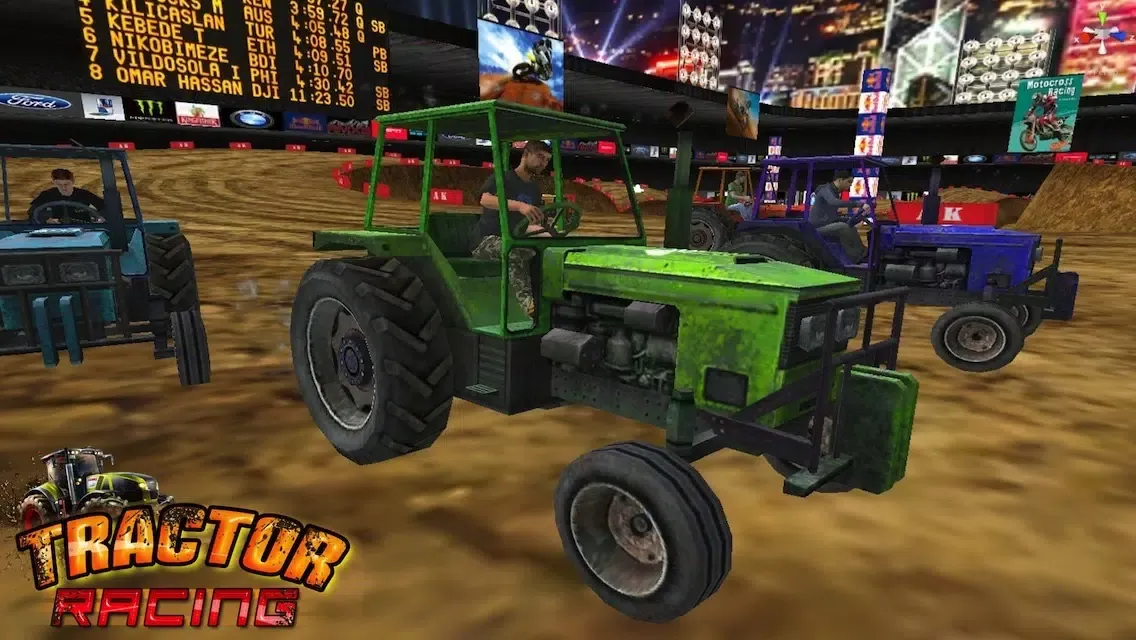 Tractor Racing ( 3D Heavy Monster Truck Race Game on Dirt Track ) Screenshots