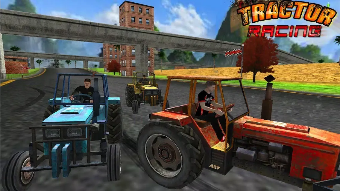 Tractor Racing ( 3D Heavy Monster Truck Race Game on Dirt Track ) Screenshots