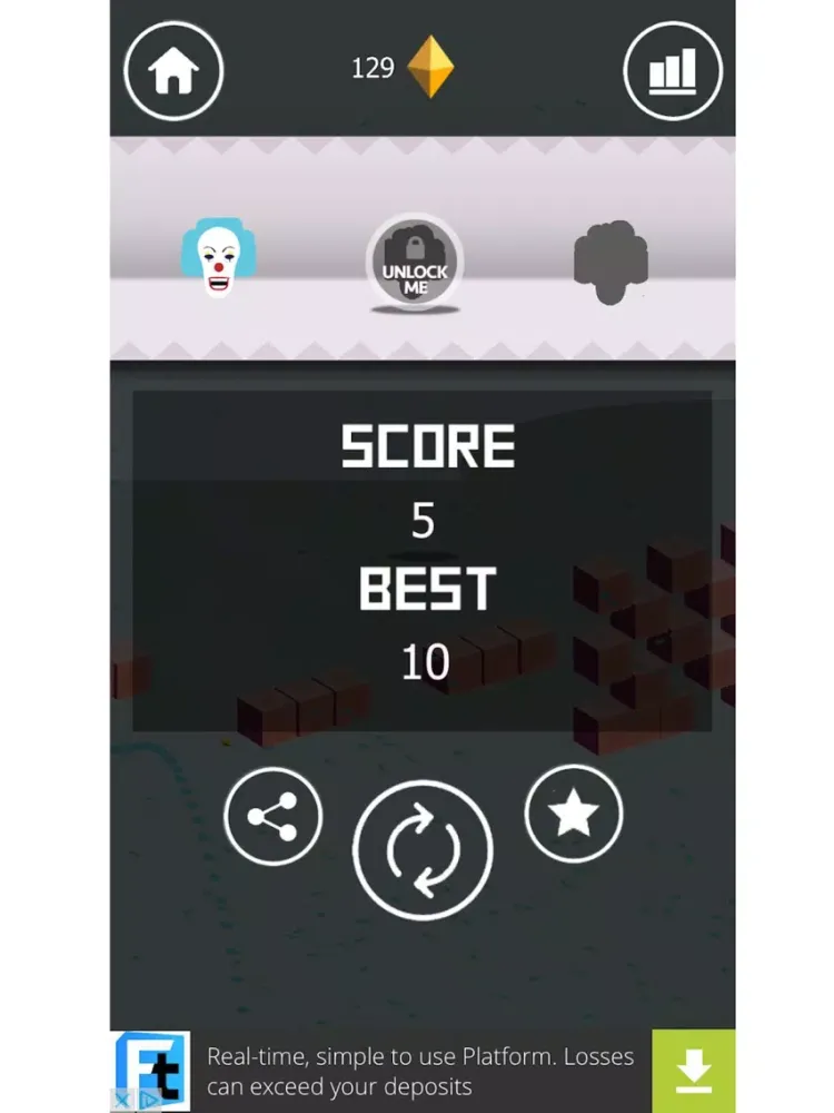 Juju Clown Running Man Challenge iPad 应用截图