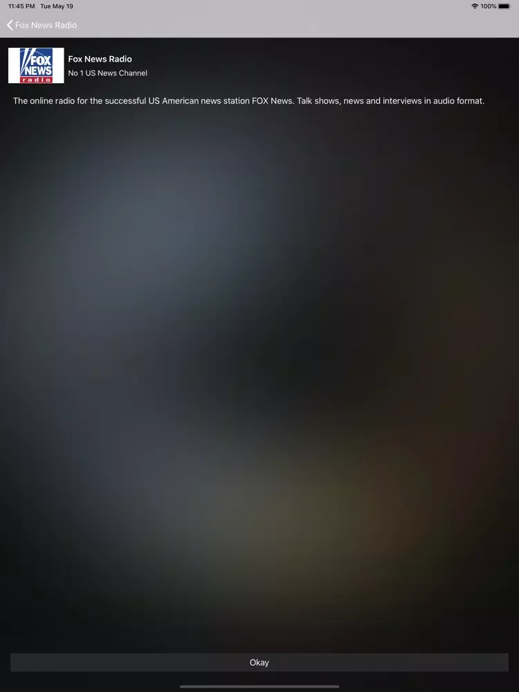 Screenshot di News Radio iPad 