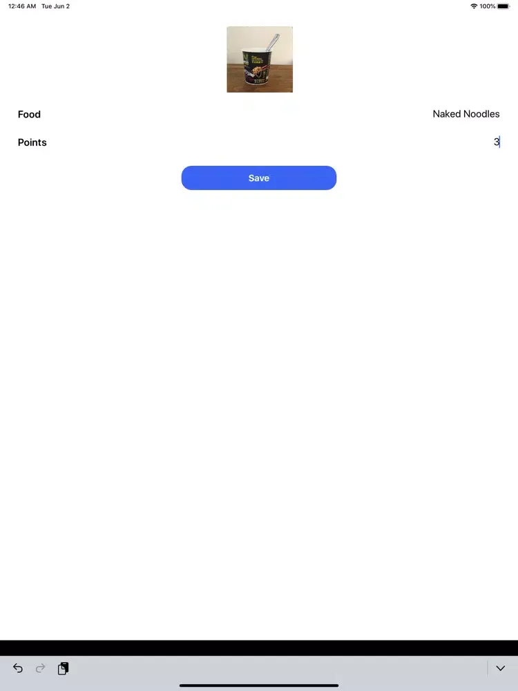 Capturas de pantalla de Points Tracker iPad 