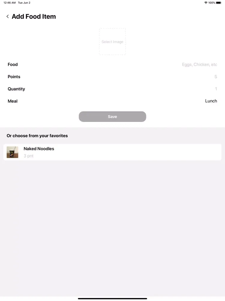 Capturas de pantalla de Points Tracker iPad 