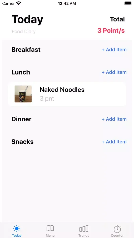 Capturas de pantalla de Points Tracker
