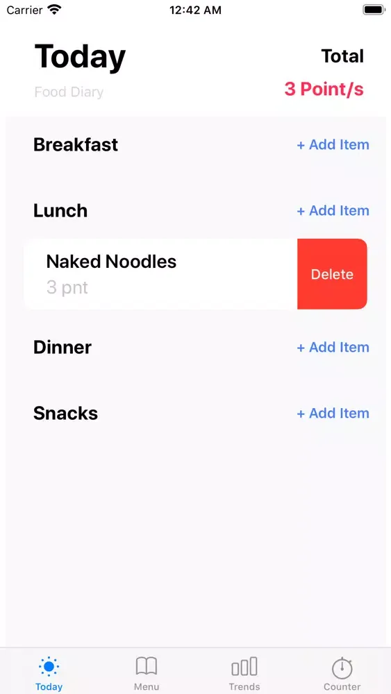 Capturas de pantalla de Points Tracker