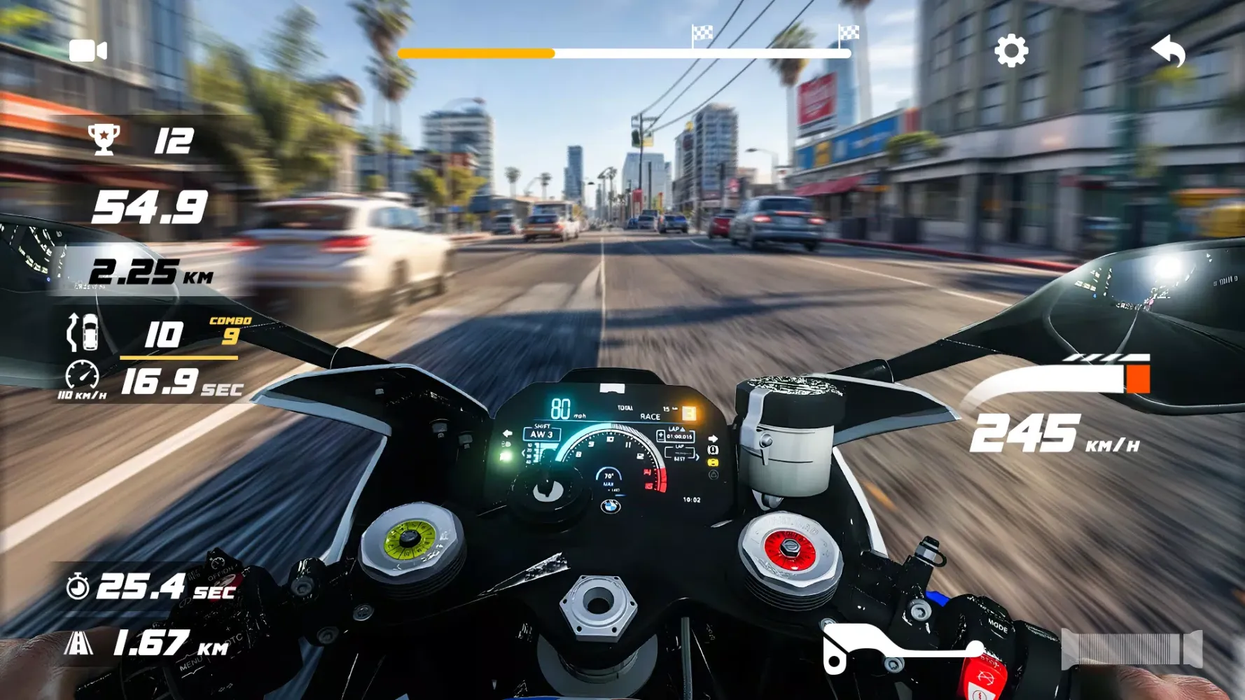 Traffic Bike 3D: City Tour Screenshots