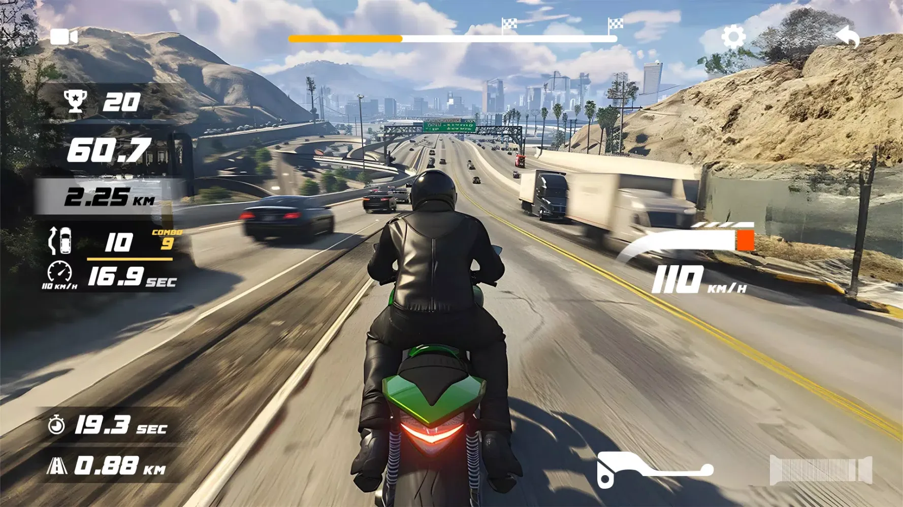 Traffic Bike 3D: City Tour Screenshots