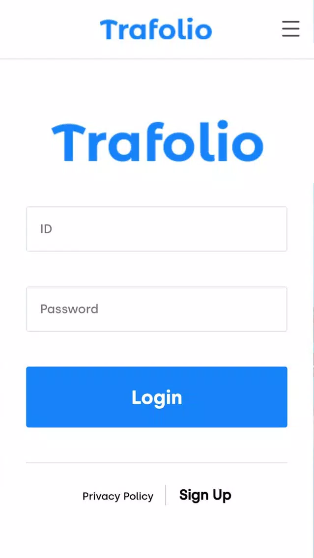 Tangkapan layar TRAFOLIO