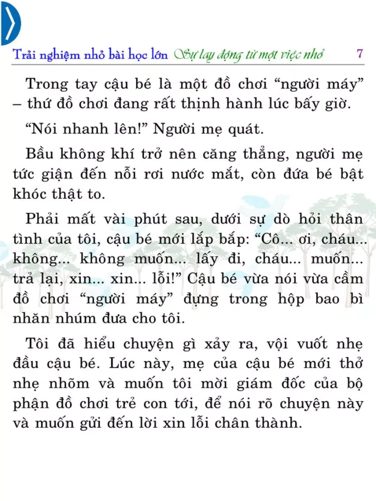 تصاویر Trải nghiệm 7 – Sự lay động từ một việc nhỏ iPad 