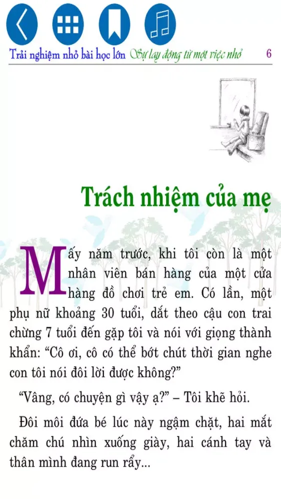 تصاویر Trải nghiệm 7 – Sự lay động từ một việc nhỏ