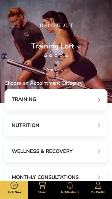 Tangkapan layar Training Loft