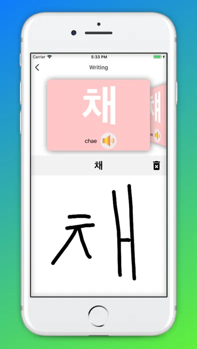 تصاویر Korean Alphabet Writing