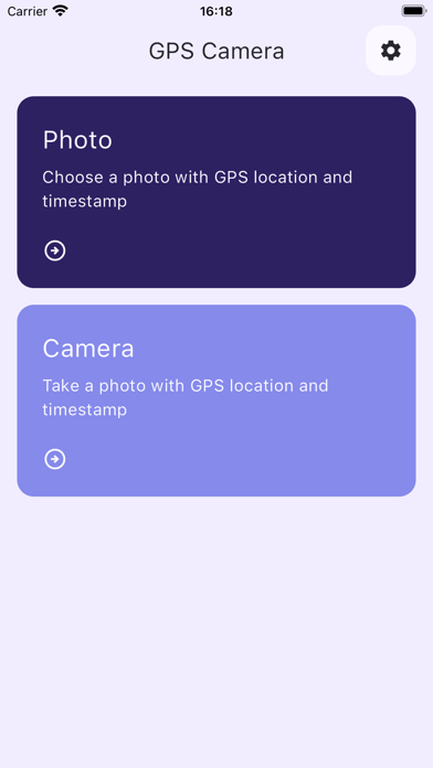 Map Camera with GPS Timestamp 스크린샷