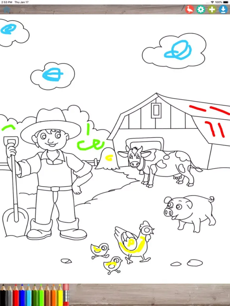 Captures d'écran de Kids Farm Game: Preschool iPad 