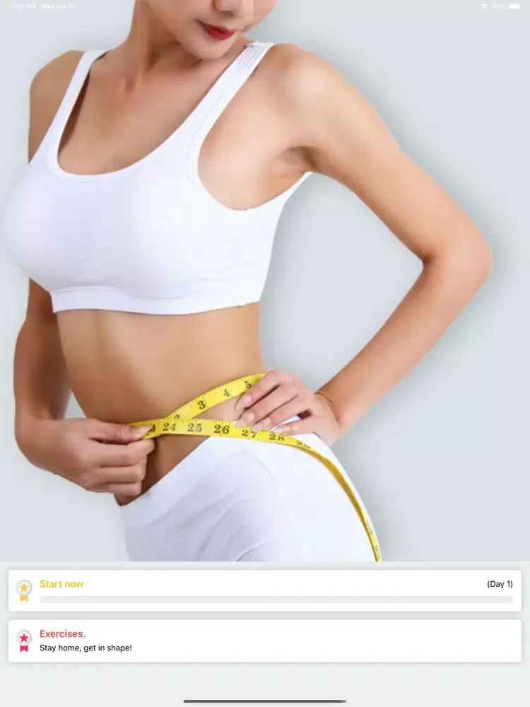 تصاویر 30 Days Workout - Flat Stomach iPad 