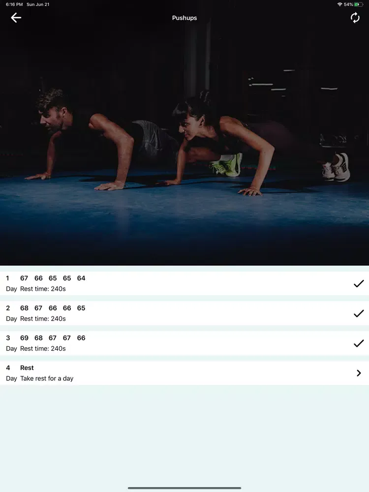 تصاویر Pushups Challenge: Abs Workout iPad 