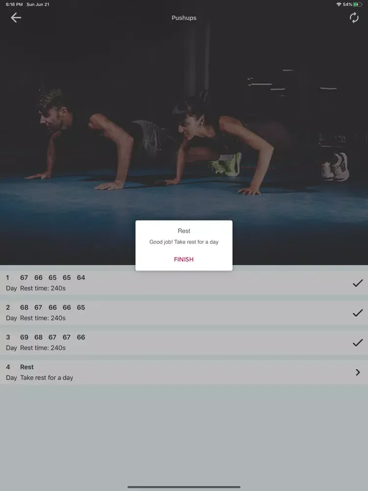 تصاویر Pushups Challenge: Abs Workout iPad 