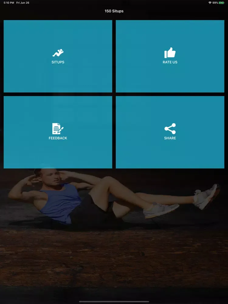 Situps Challenge: Abs Workout iPad  スクリーンショット