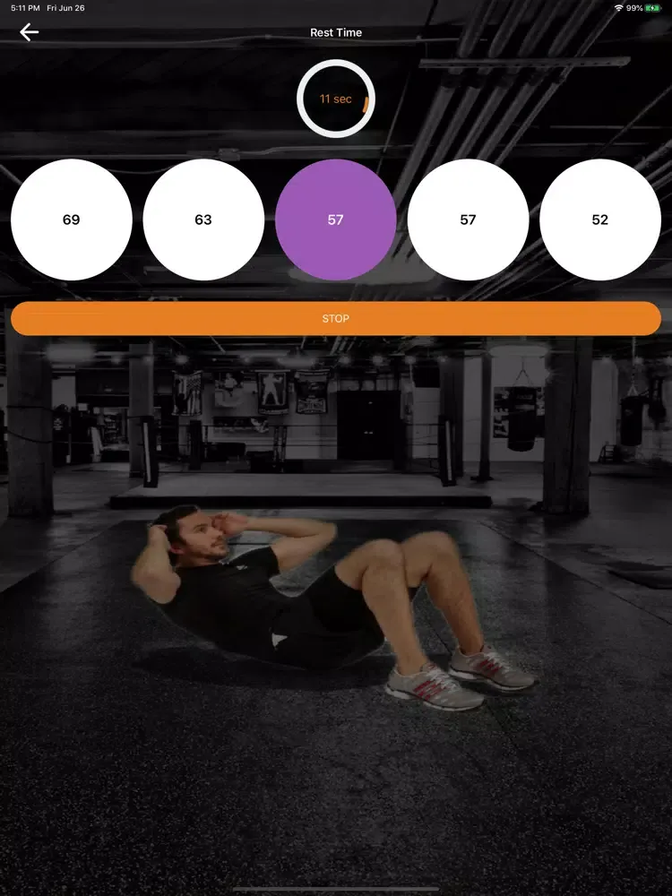 Situps Challenge: Abs Workout iPad  スクリーンショット