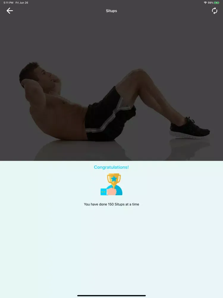 Situps Challenge: Abs Workout iPad  スクリーンショット