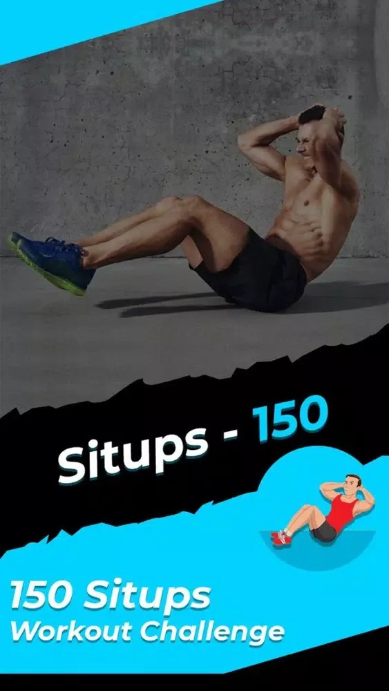 Situps Challenge: Abs Workout スクリーンショット