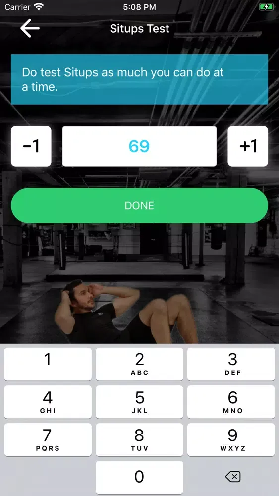 Situps Challenge: Abs Workout スクリーンショット