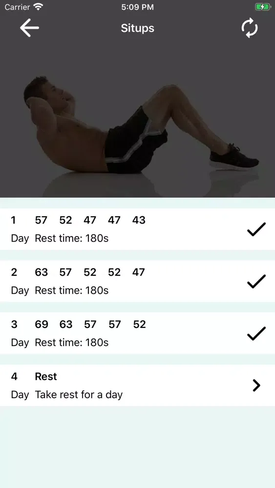 Situps Challenge: Abs Workout スクリーンショット