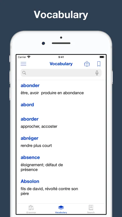 French Grammar and Vocabulary应用截图