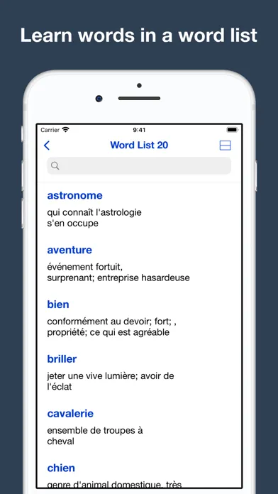 French Grammar and Vocabulary应用截图