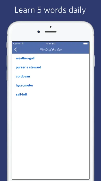 Capturas de tela do Sailor's word book - a nautical terms dictionary