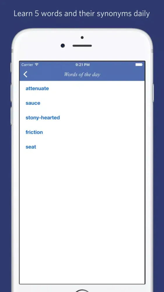 Zrzuty ekranu Synonyms and synonymous expressions dictionary