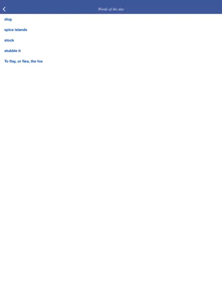 Vulgar Tongue Dictionary - 1811 dictionary of vulgar tongue iPad  스크린샷