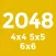 2048 4x4 5x5 6x6 - Classic & Plus