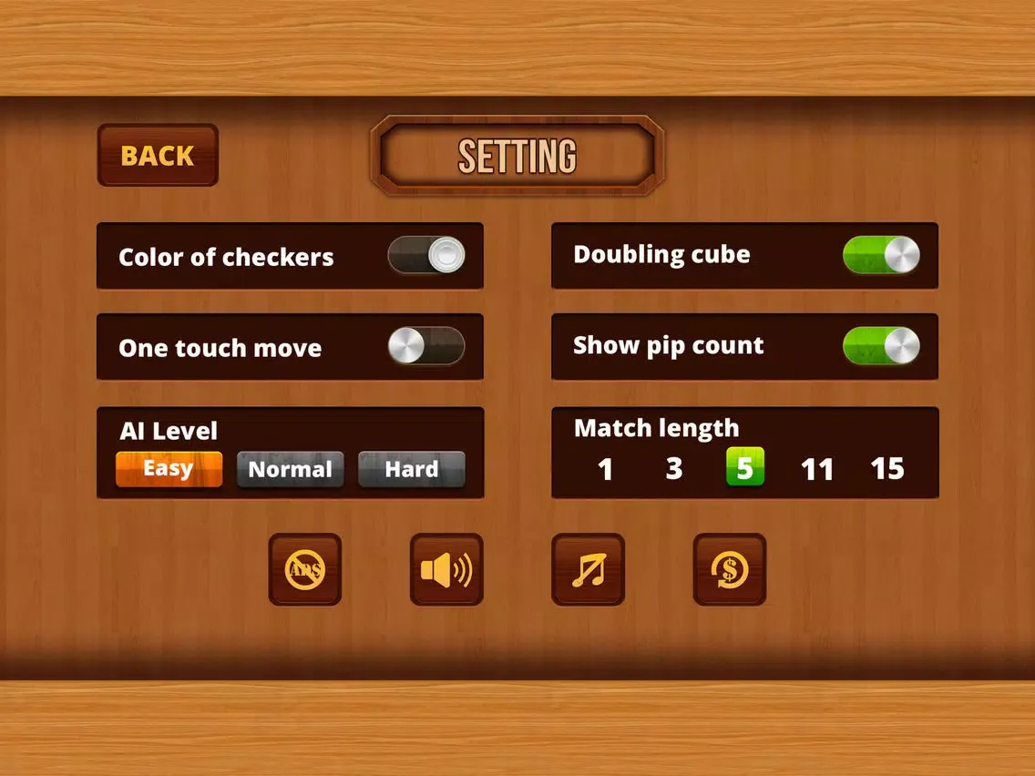 Capturas de pantalla de Backgammon Free with Friends: Online Live Games iPad 
