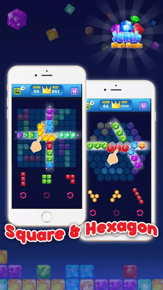 Ảnh chụp màn hình của Block Puzzle Jewel - Jewels Star Ultimate