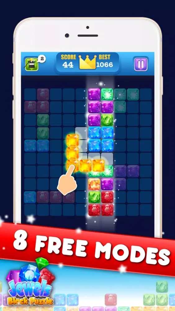 Ảnh chụp màn hình của Block Puzzle Jewel - Jewels Star Ultimate